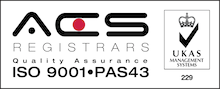 ISO9001 - PAS43 qualified